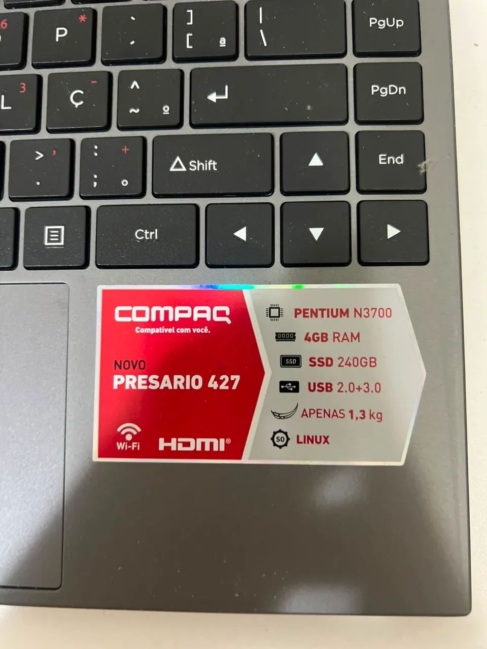 Notebook Compaq Presario 427 - nunca usado  - Foto 4