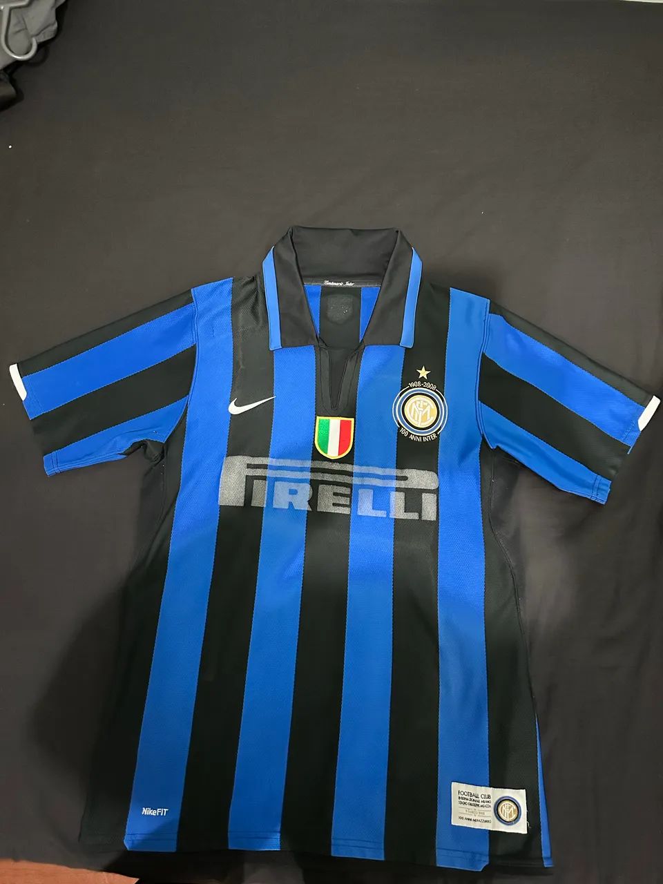 Camisa Inter de Milão (centenário 2008) oficial - Foto 4
