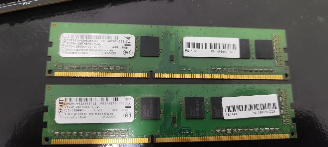 Memória ddr3 8gb 1600