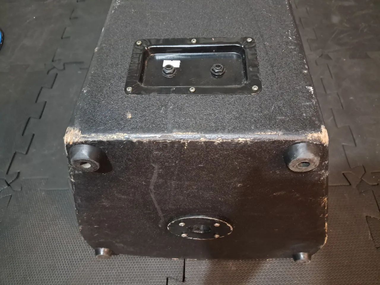 Par de PAs marca SCR 200W RMS completas com twiter, corneta e auto falantes de 12" - Foto 4