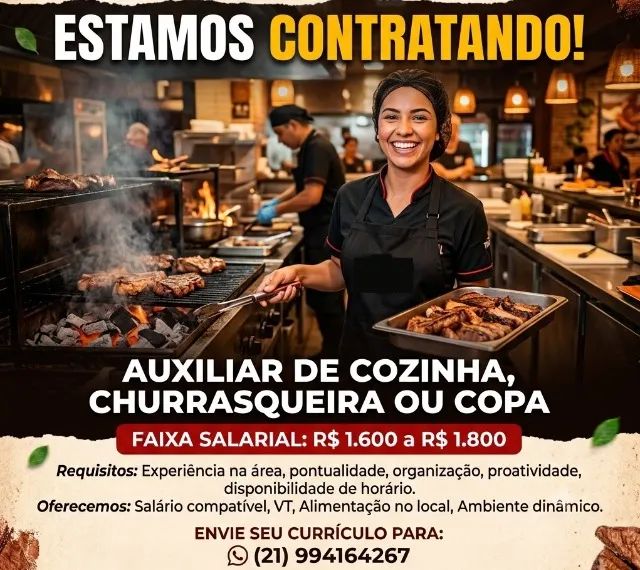AUXILIAR DE RESTAURANTE 