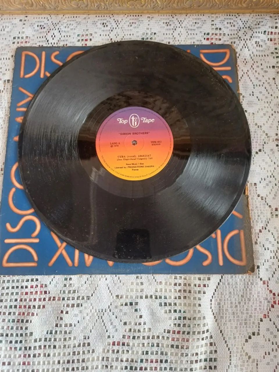 Disco de vinil disco mix Gibson Brothers  - Foto 3