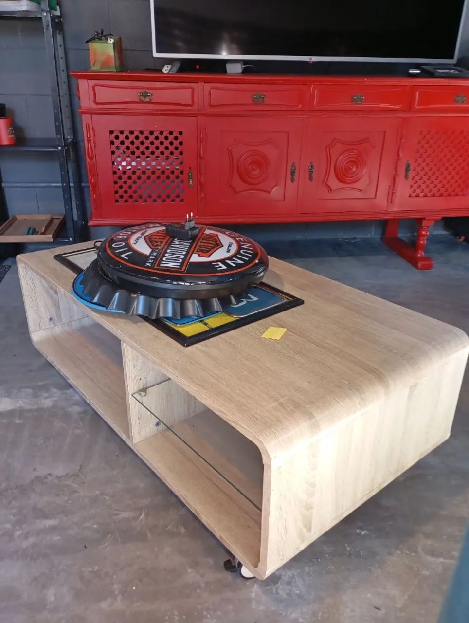 Mesa de centro com rodinhas - Foto 2