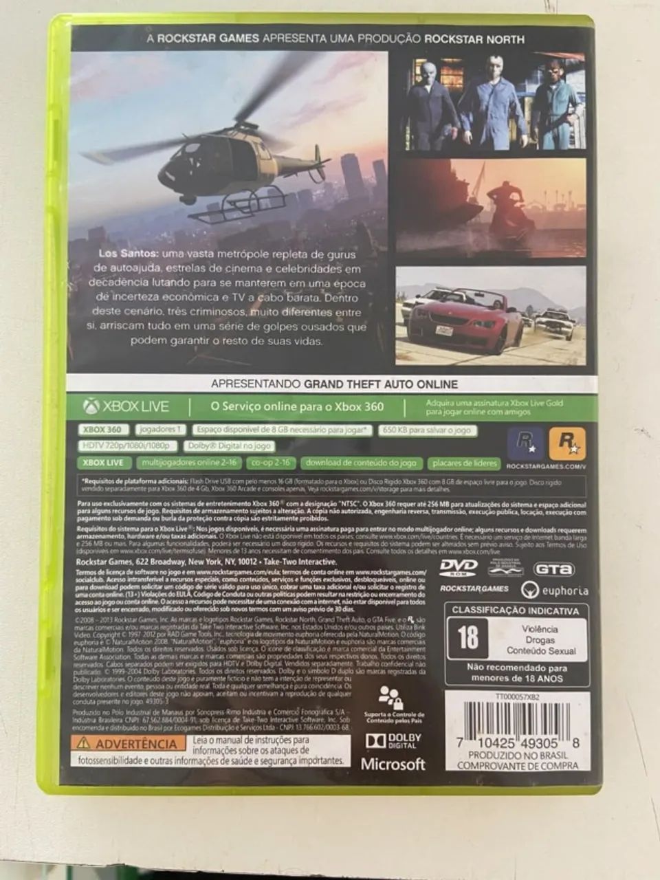 JOGO XBOX 360 GTA V   - Foto 2