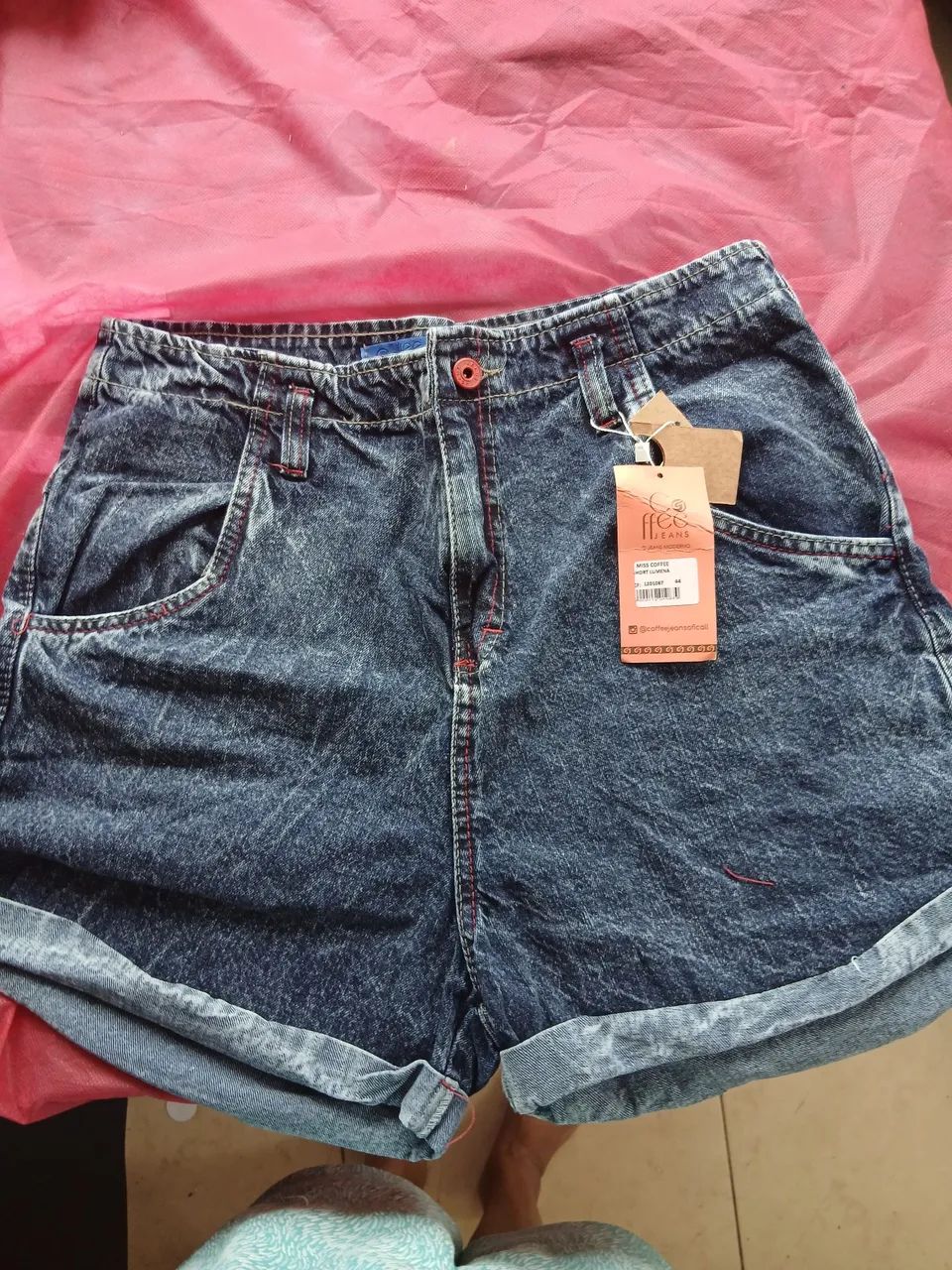 Bermuda Jeans Feminina  - Foto 3