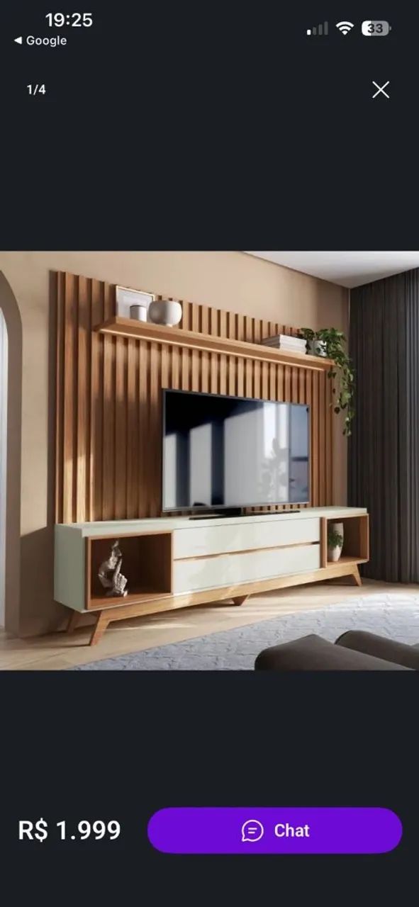 Rack com painel