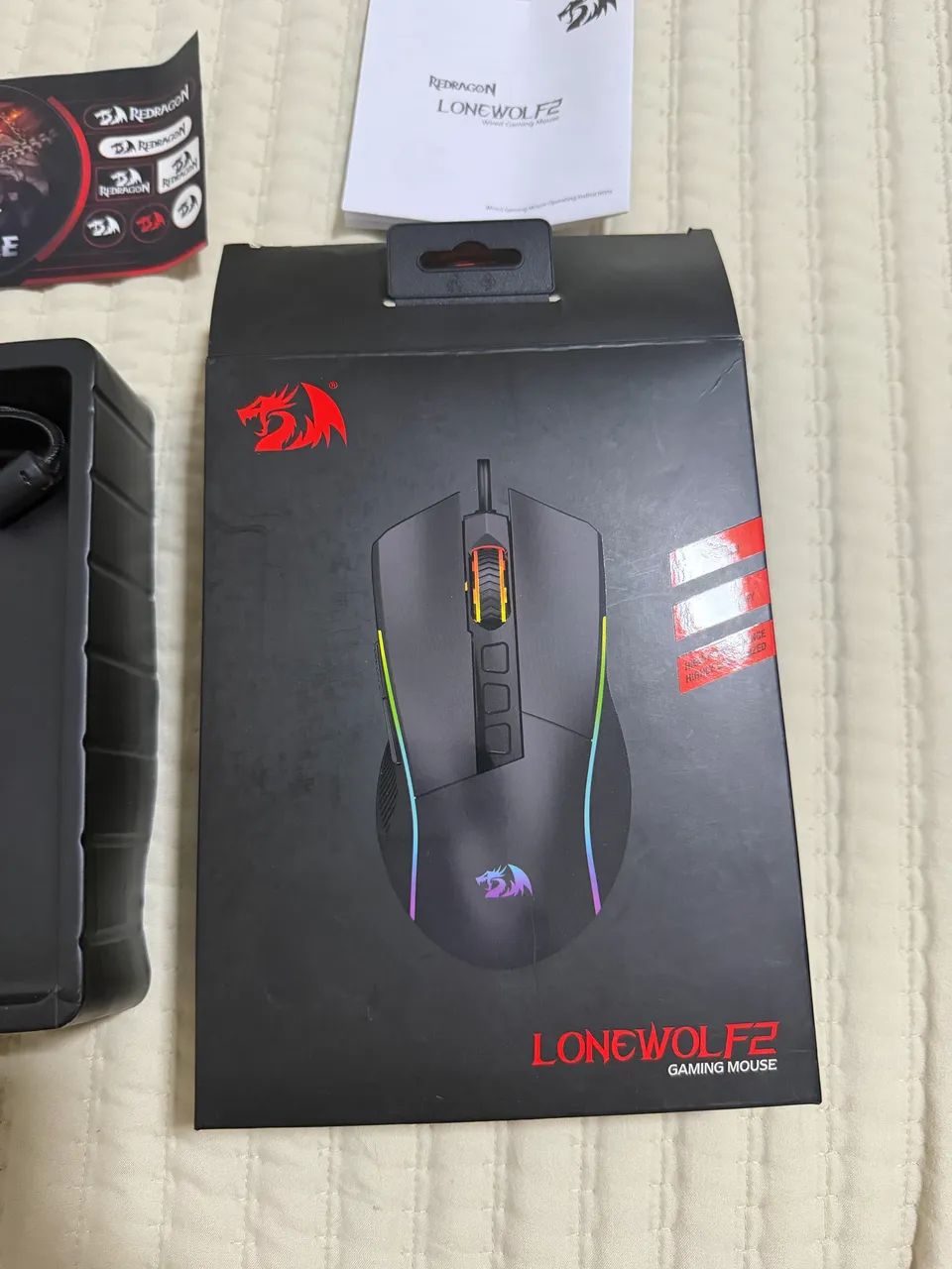 Mouse Redragon Lonewolf2 - NOVÍSSIMO  - Foto 4