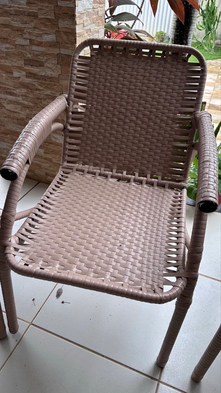 Conjunto de cadeiras vime - Foto 4