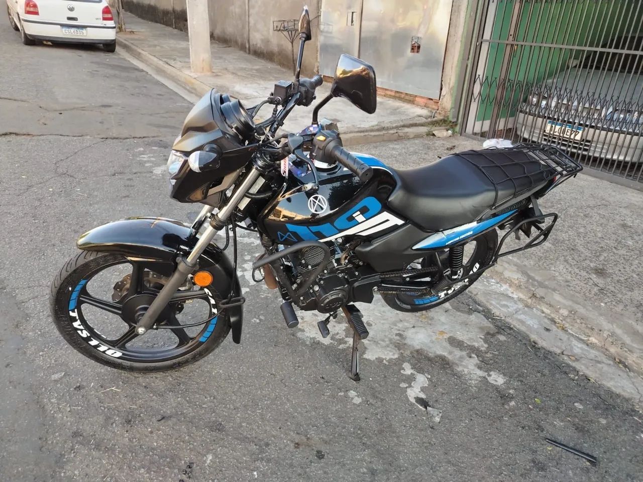 Kit protetor dianteiro e Traseiro da tvs mottu  - Foto 3
