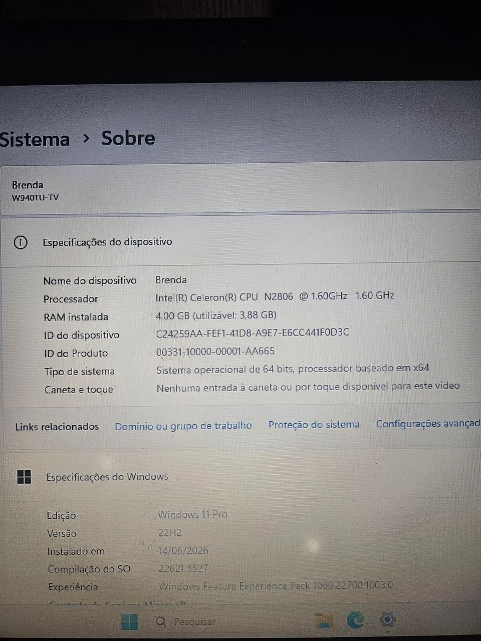 Notebook positivo 4gb SSD - Foto 2