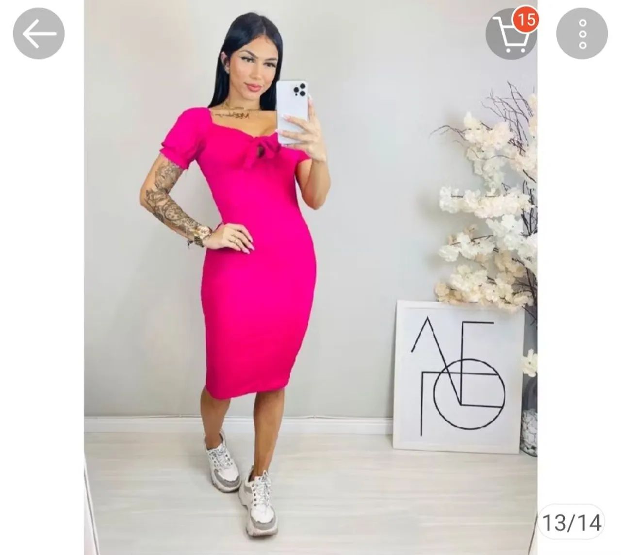 Vestido midi 