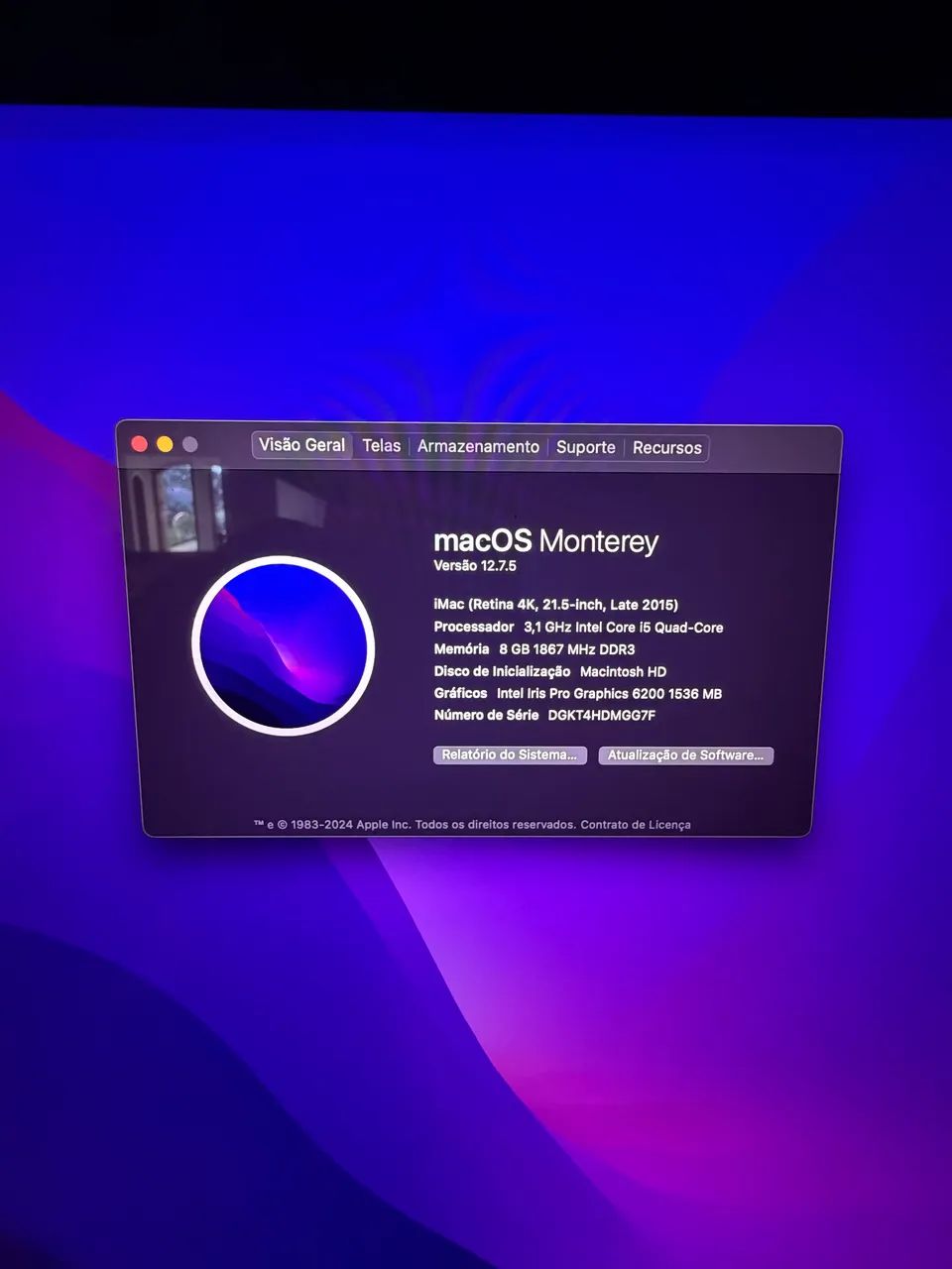 iMac 2015 Tela Retina 4K - Foto 3