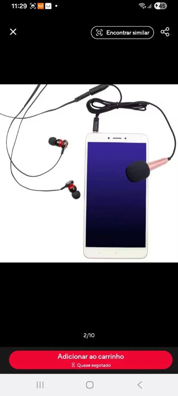Mini microfone para telefone inteligente de áudio para  - Foto 4