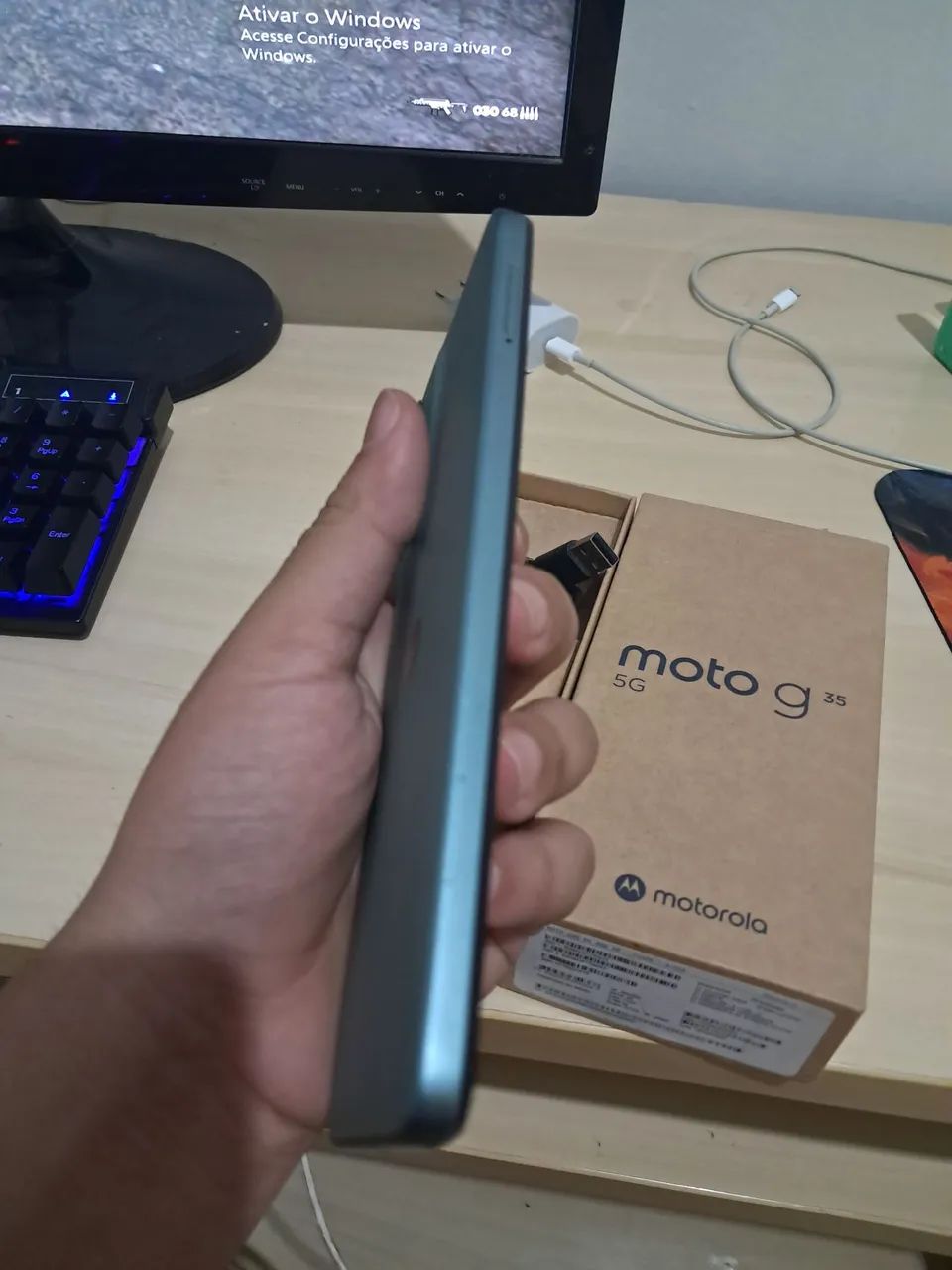 Vendo celular moto G35 256gigas 5g - Foto 2