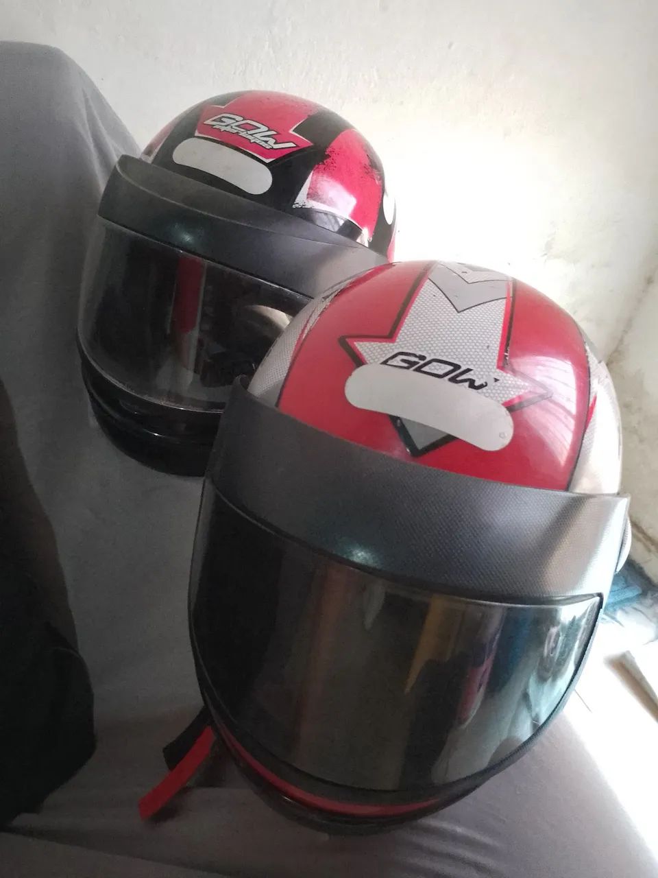 Capacete Sam Marino usado em bom estado  - Foto 2