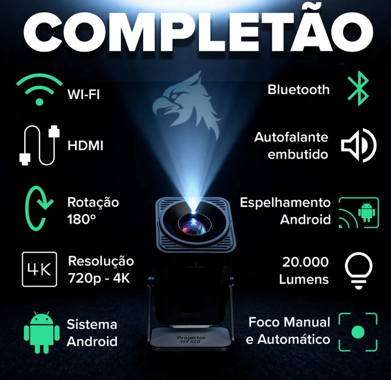Projetor Hy320 Android (entrega gratis) - Foto 2
