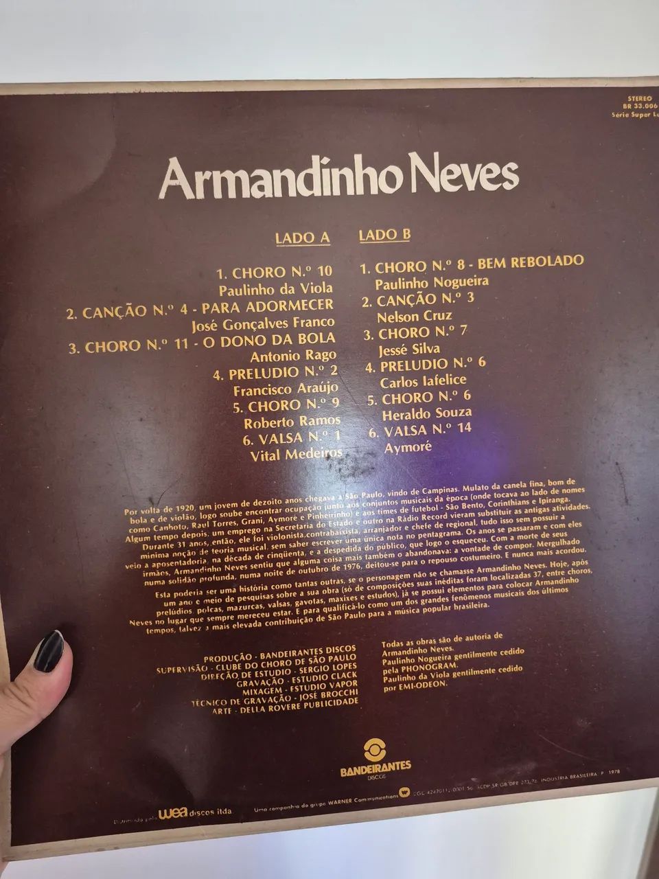 Disco de vinil Armandinho neves - Foto 2