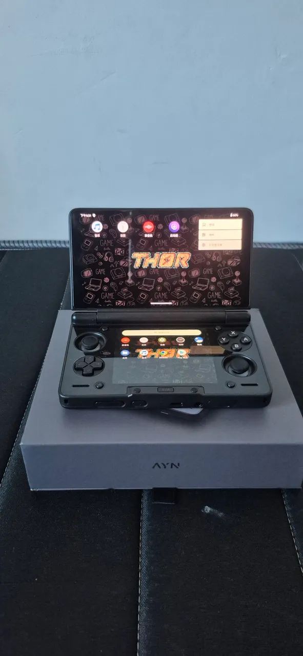 その他 AYN Thor Base 8GB/128GB Ayn Thor Base Preto 8gb ram 128gb - Peças e Acessórios de Vídeo