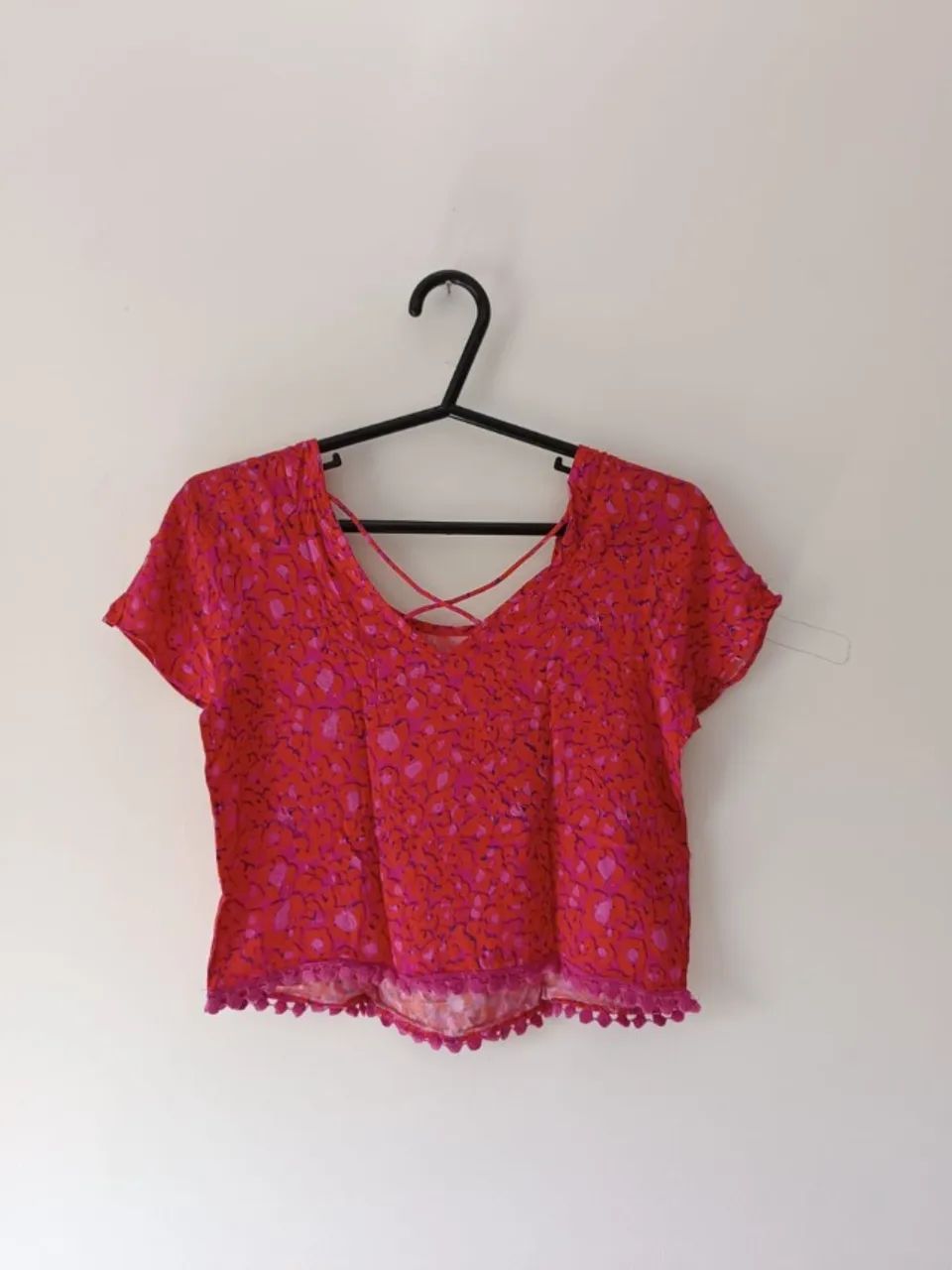 Blusa Cropped Floral