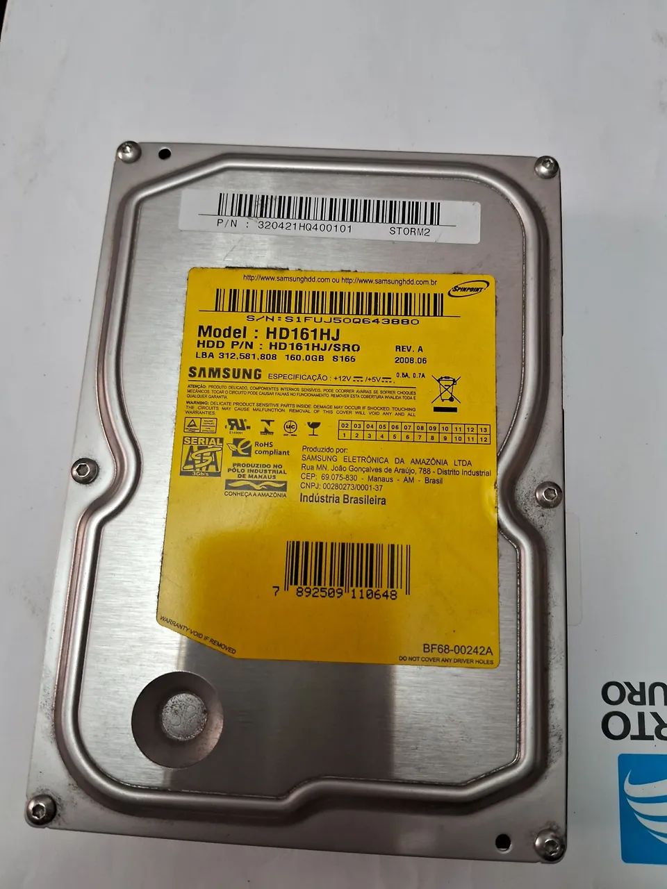 Hd Sata 160 Gb Samsung - Foto 2