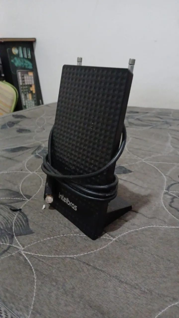 Kit Eletrônicos: Antena Intelbras + Conversor HDMI/VGA + Fonte Universal Notebook