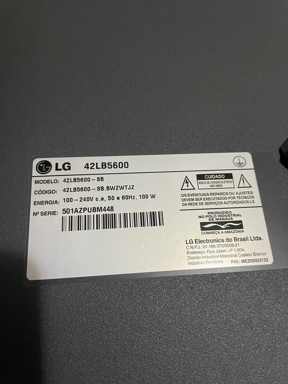 TV LG 42 polegadas - não é smart - Foto 4