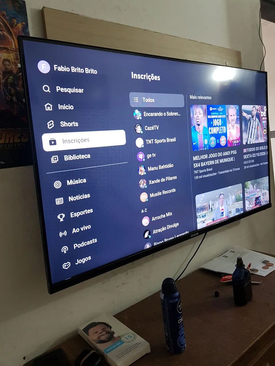 TV Aiwa Android 50 polegadas 