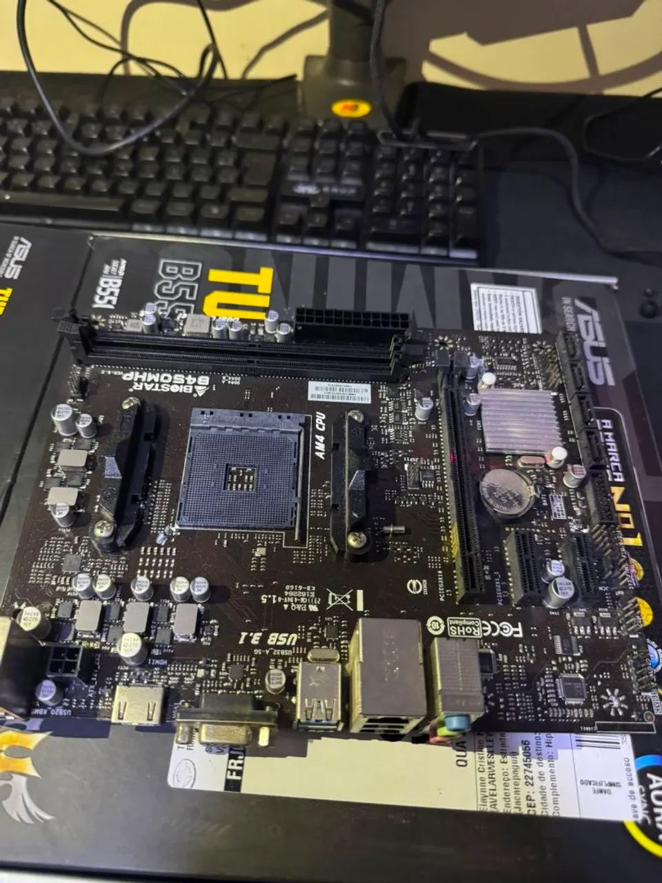 Placa-Mãe Gigabyte B450M DS3H DDR4 AM4