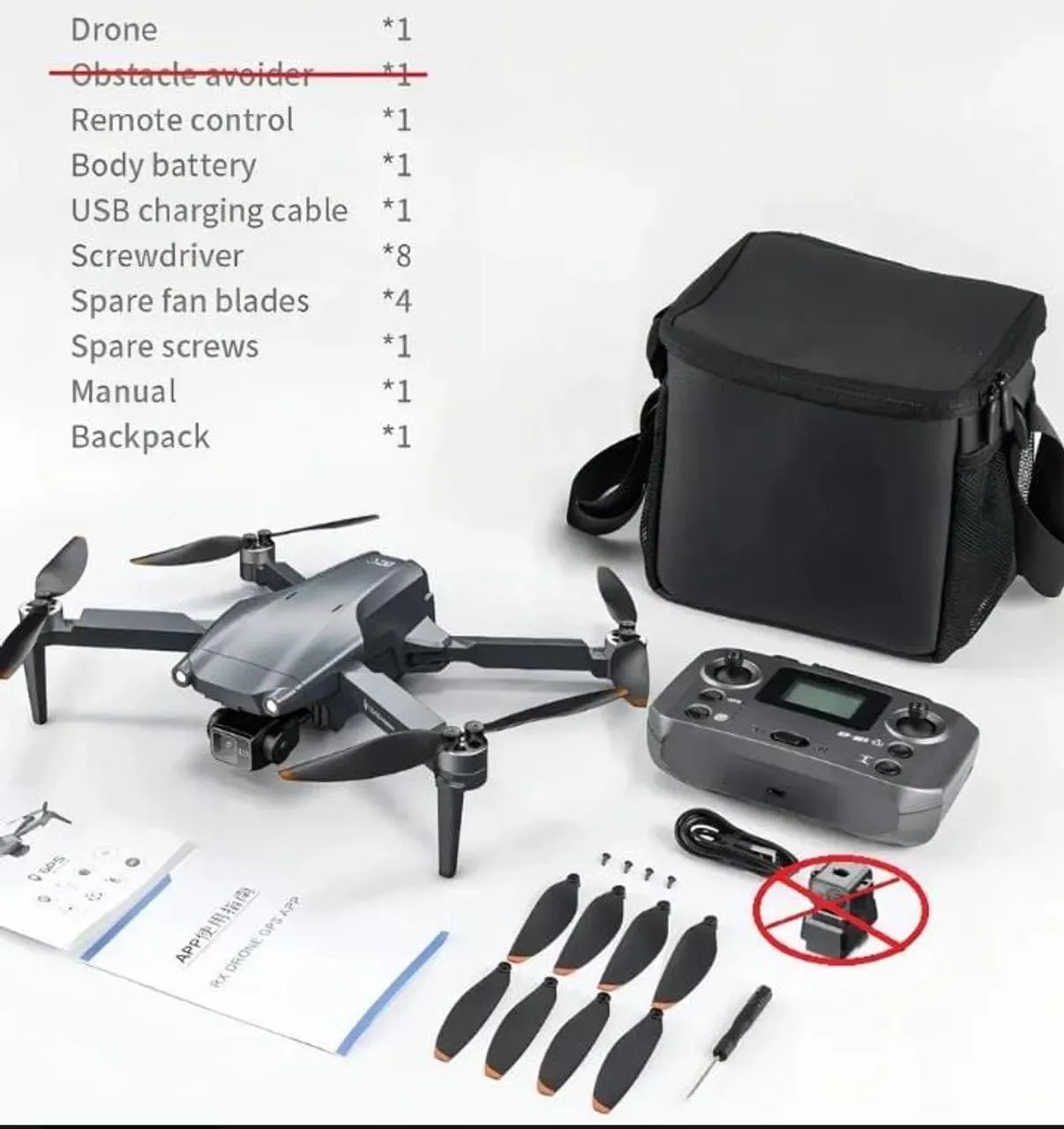 Drone L600 Pro Max com gimbal 3 eixos  - Foto 3