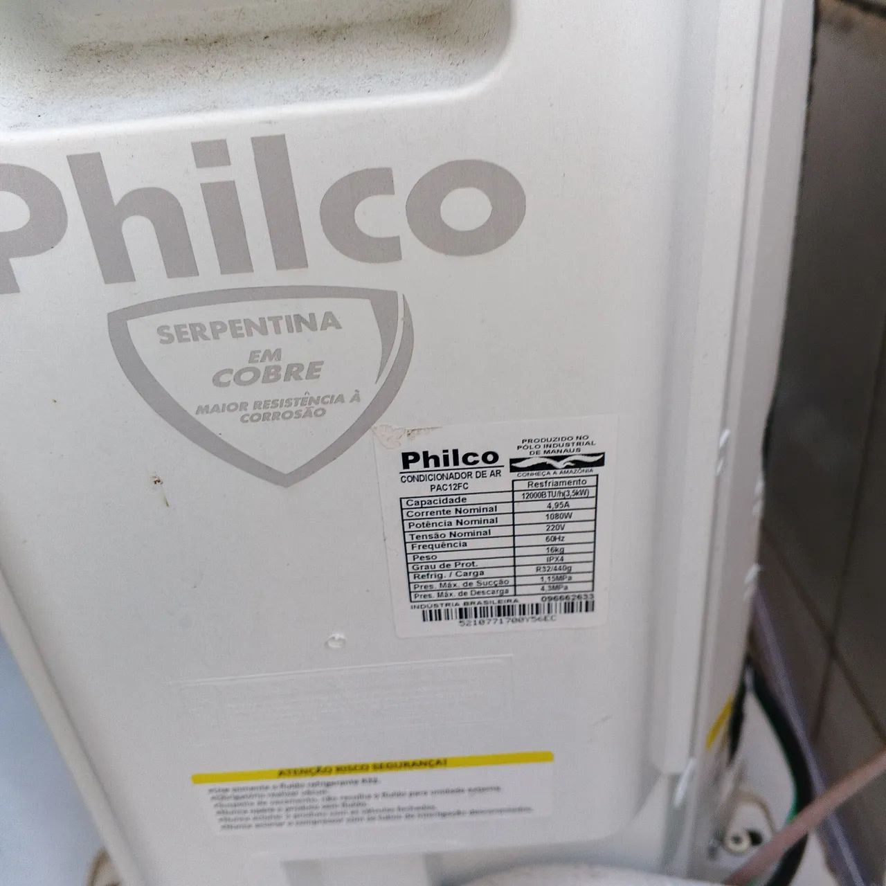 Ar condicionado Philco 12.000 BTUs novo - Foto 3