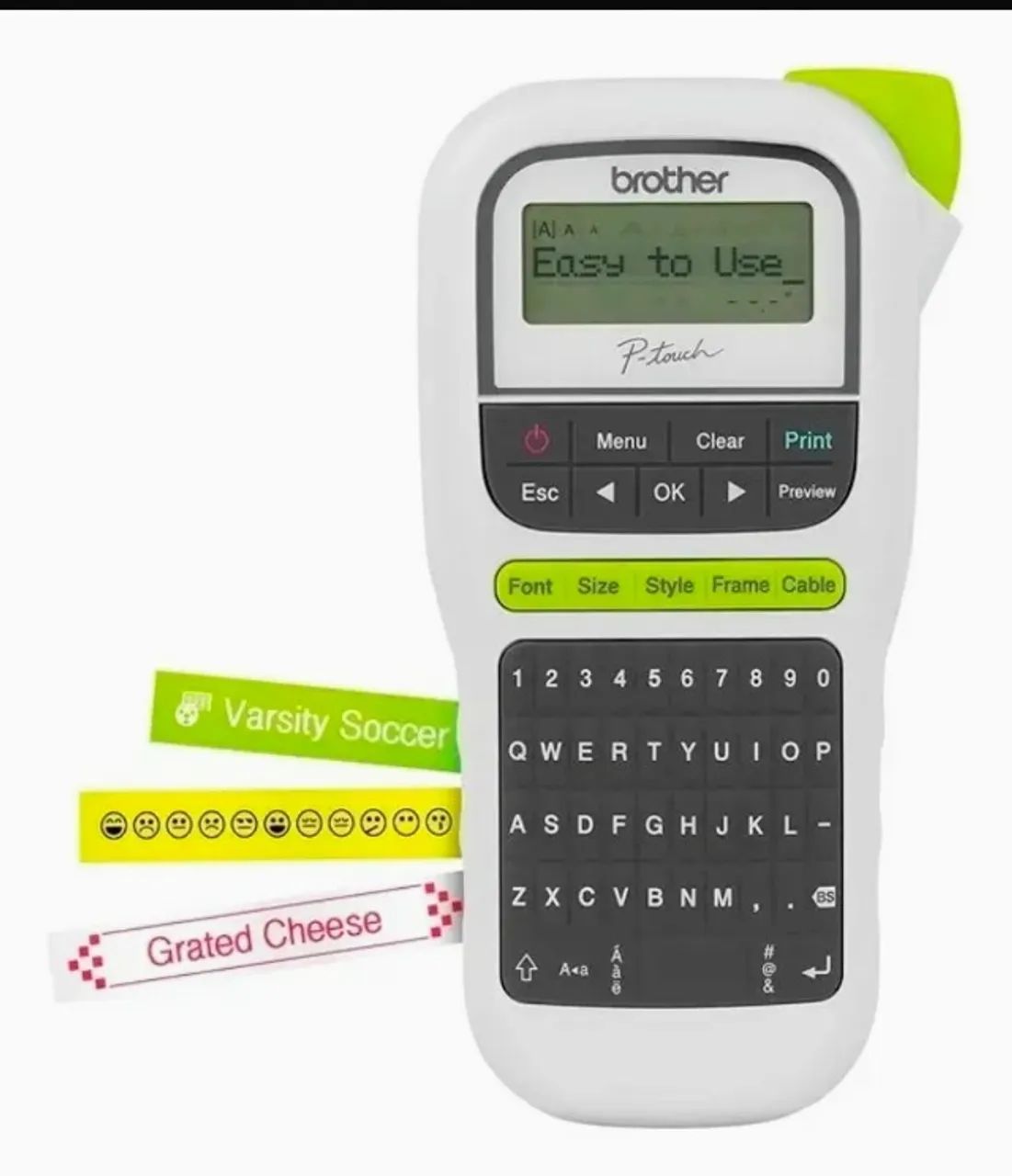 Rotulador Portátil Brother Pt H110 P-touch Cor Branco/Preto