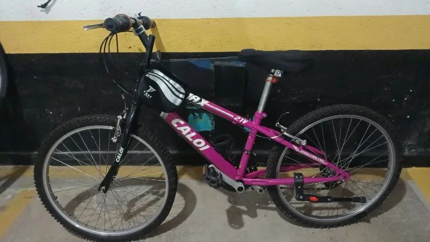Bicicleta Caloi Max Aro 24 Rosa - Foto 2