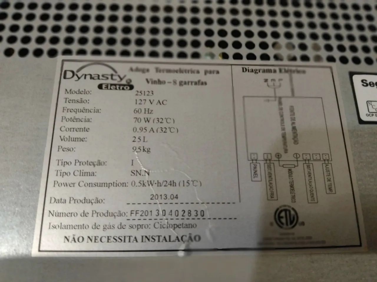 Adega refrigerada  - Foto 2