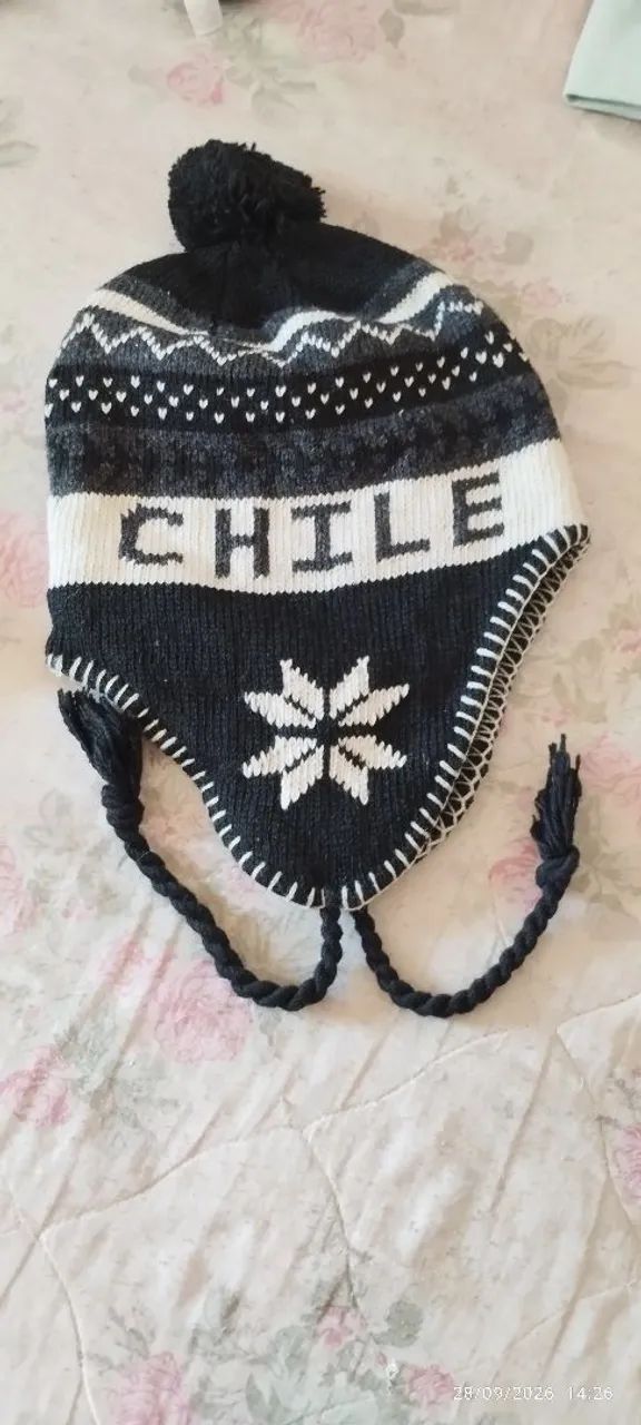 GORRO ou TOCA CHILENA de LÃ - NOVO - Foto 2