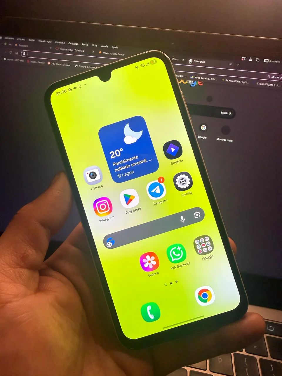 Samsung A15 5g BRANCO 128gb 4gb - Foto 2