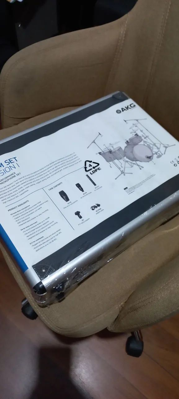 Kit de microfone para bateria akg DRUM SET SESSION 1 LACRADO!! - Foto 3