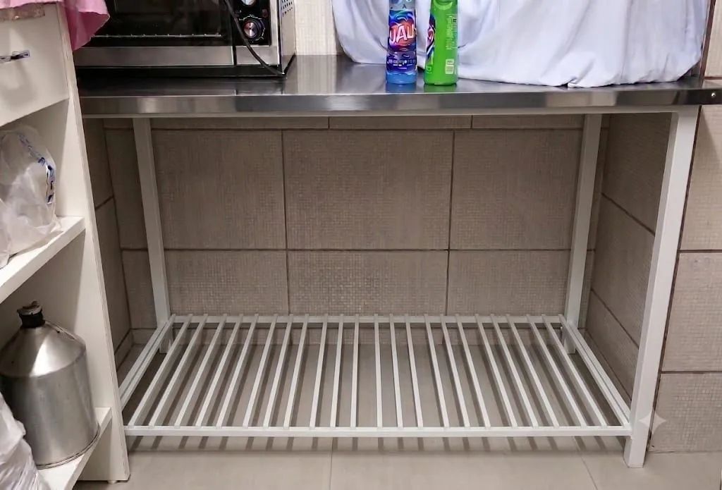 MESA DE INOX REFORÇADA 
