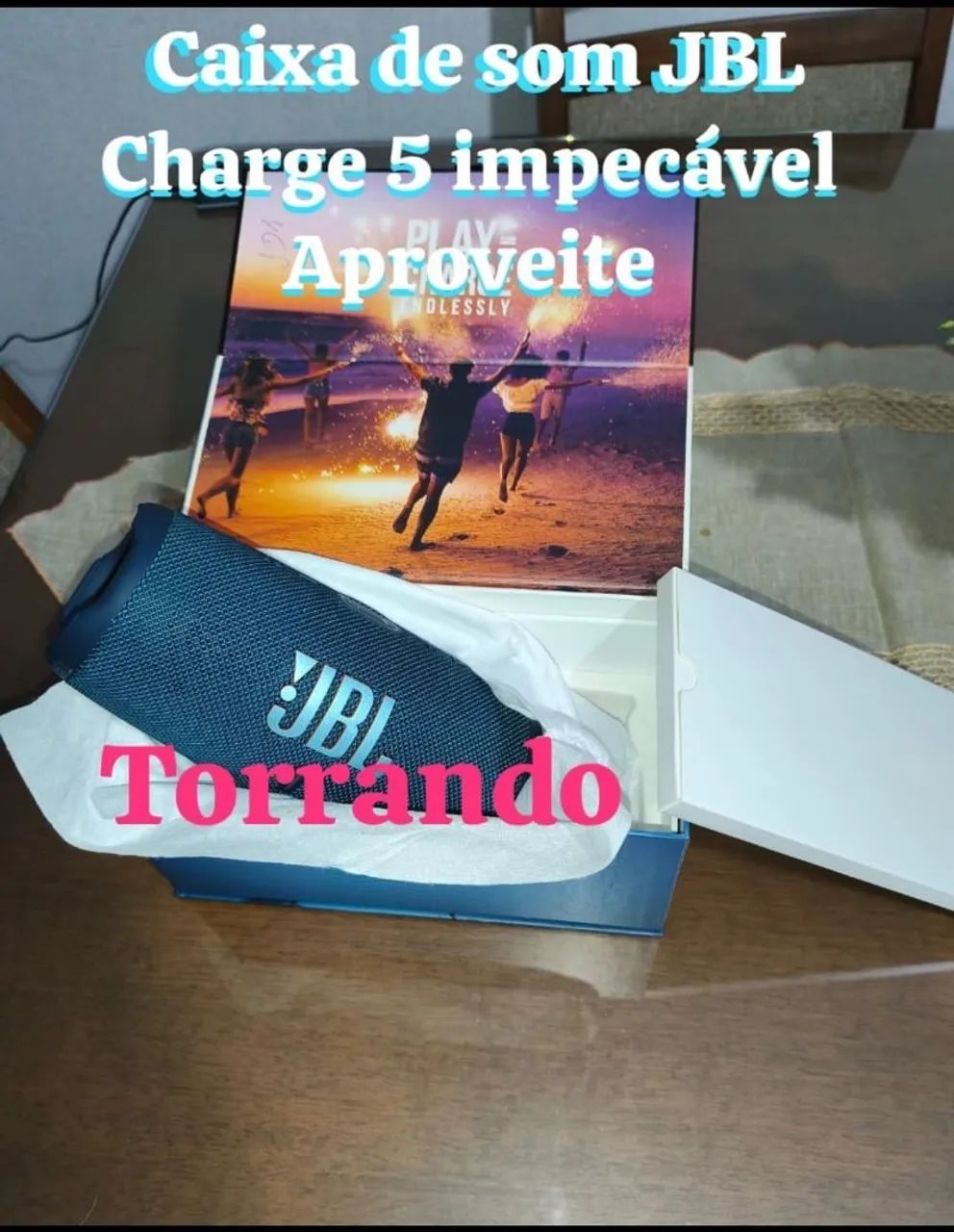 Caixa de som JBL Charge 5 impecável , Barbada 