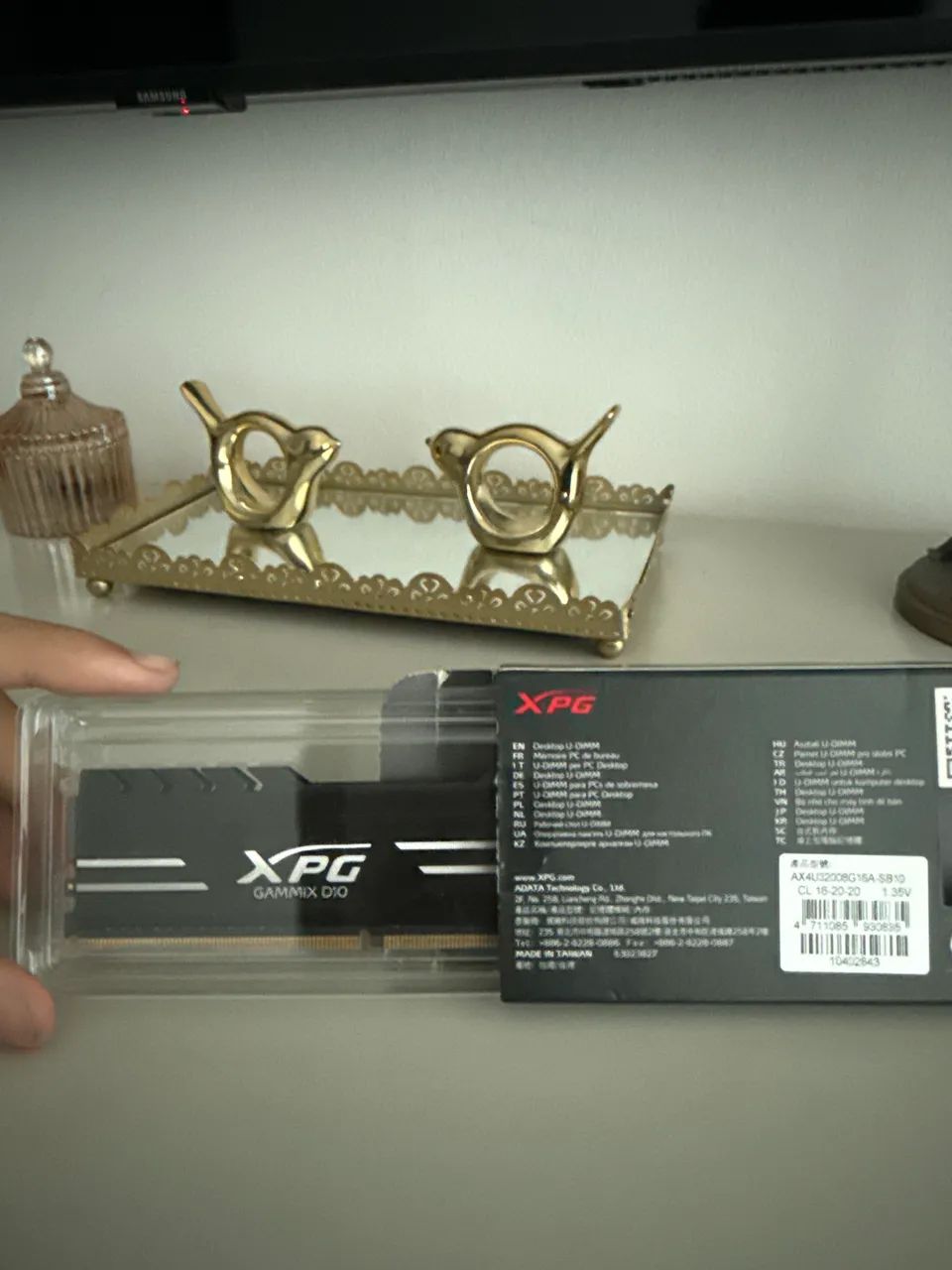 MEMÓRIA RAM DDR4 XPG D10 3200MHZ - Foto 3