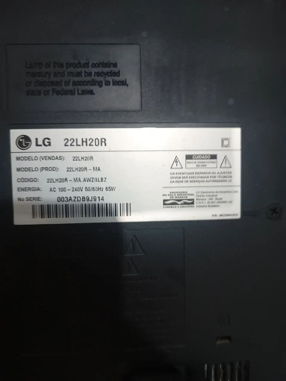 Tv LG 22 polegadas (não é smartv) - Foto 4