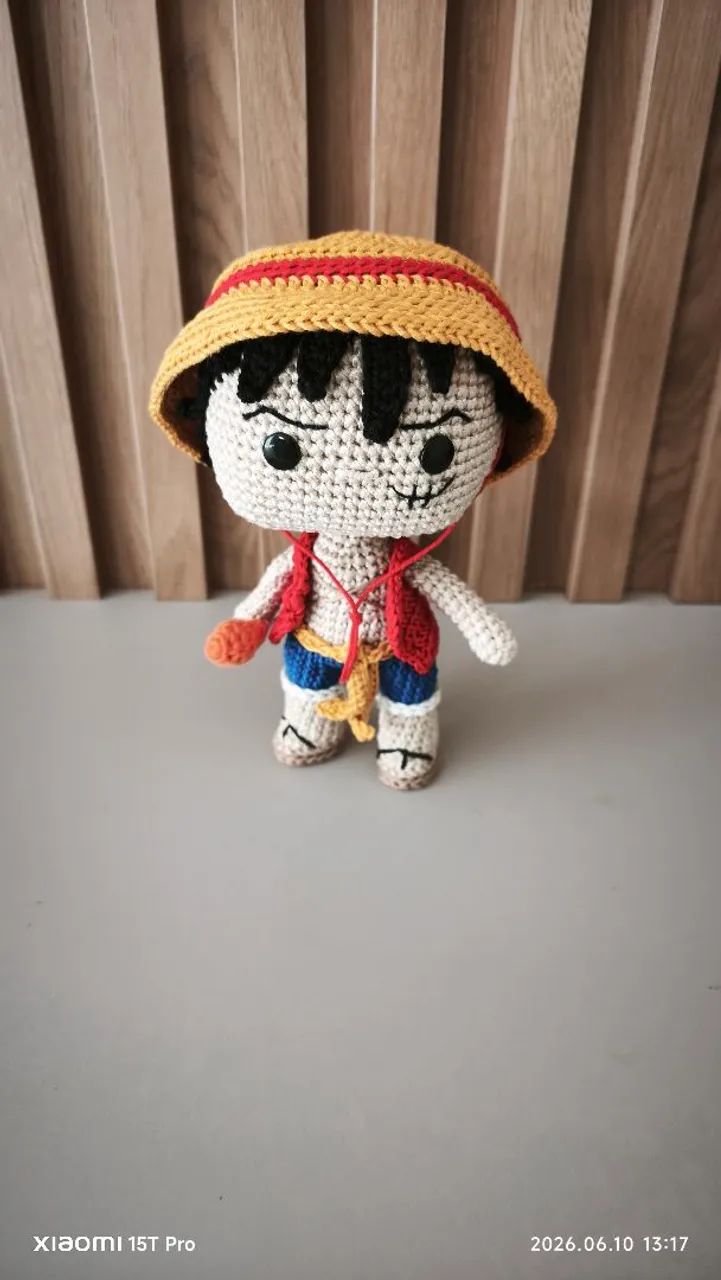 Luffy amigurumi  - Foto 5
