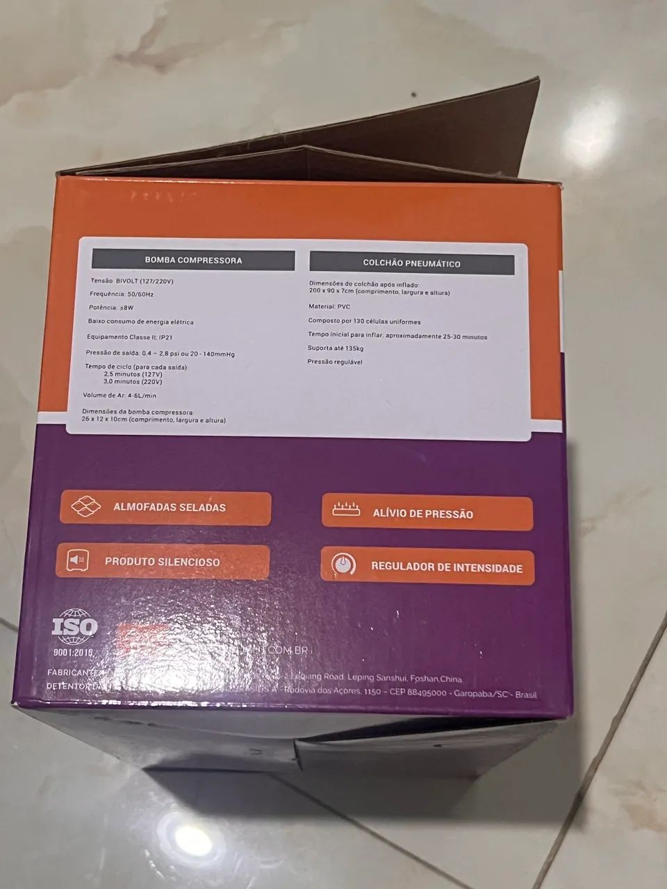 Colchão pneumático Bivolt (Hidrolight) - Foto 3