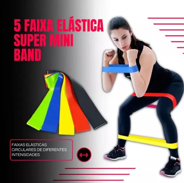 Kit 5 faixas mini band (entregamos)