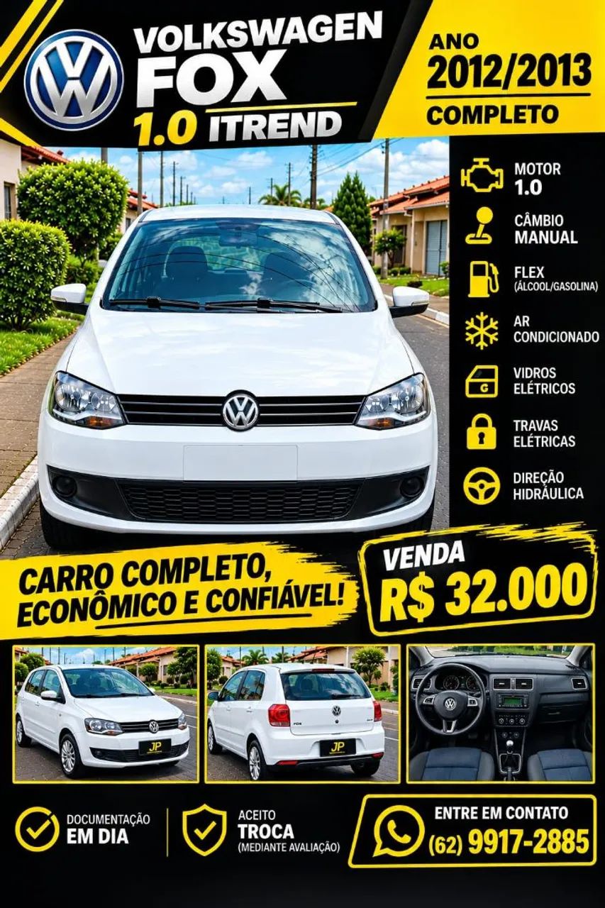 Volkswagen Fox Fox 1.0 Mi Total Flex 8V 5p 2013