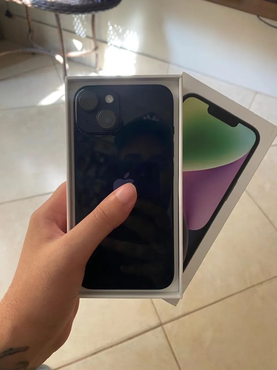 iPhone 14 128 87% bateria 