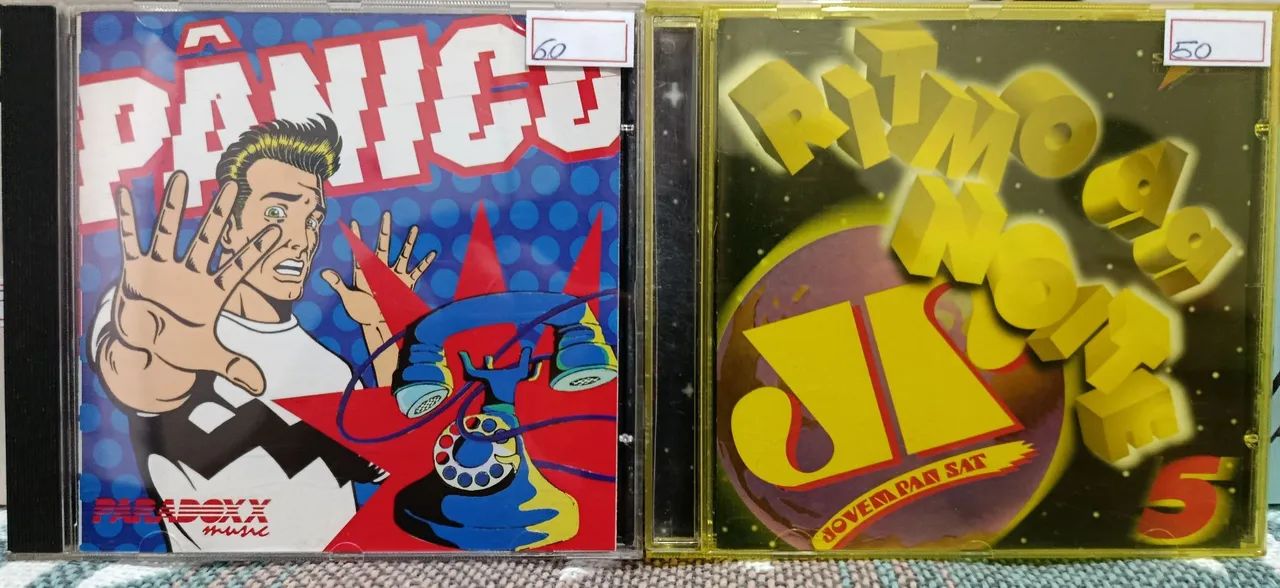 CD Pânico JOVEM PAN Paradoxx +CD Ritmo da Noite Vol.5