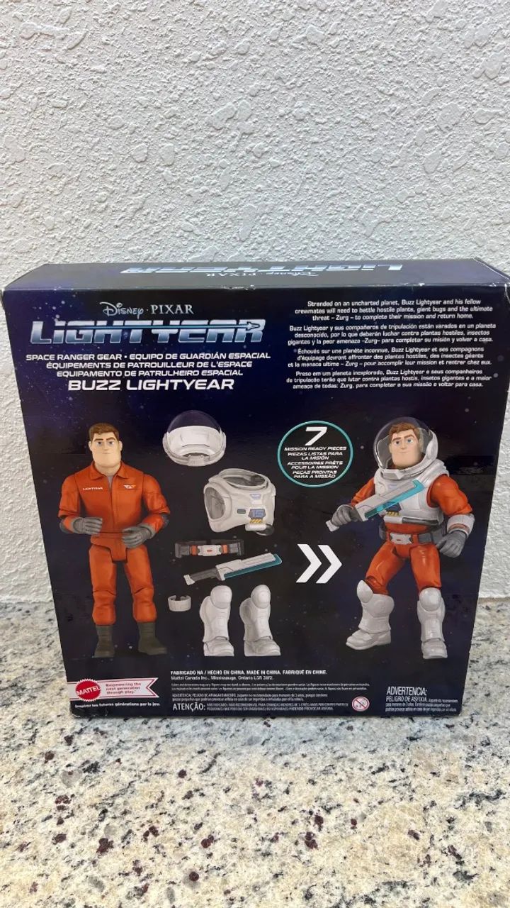 Boneco Disney x Pixar Buzz Lightyear patruleiro do espaço - Foto 2