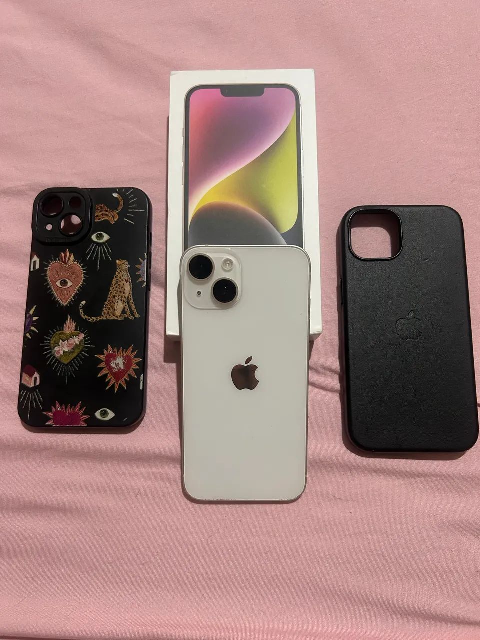 iPhone 14 - 256 GB e acessórios