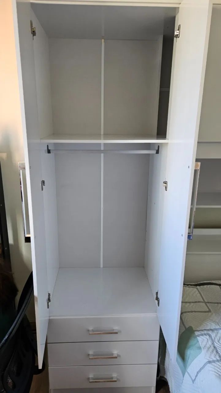 Guarda Roupa Solteiro com Cabeceira  - Foto 2