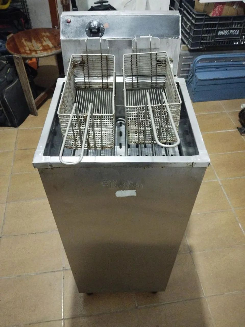 Fritadeira elétrica 20lt óleo 5000w 220v - Foto 3
